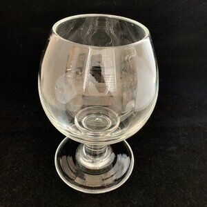Signed Simon Pearce Hand Blown Glass Goblet Chalice 7.75” Vintage